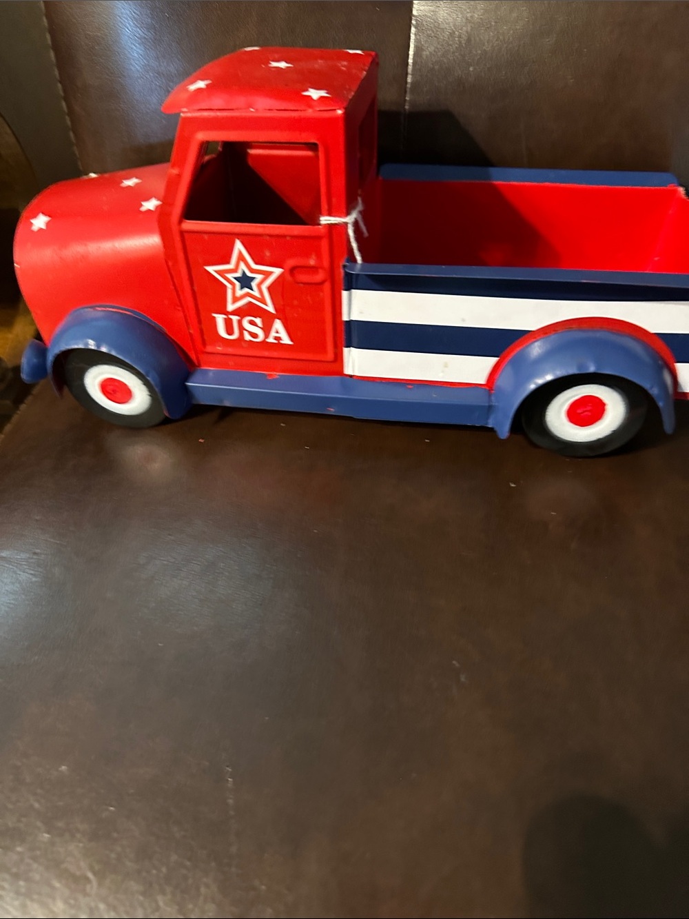 USA Red and Blue Patriotic Metal truck. In time for 250th Birthday!!!
